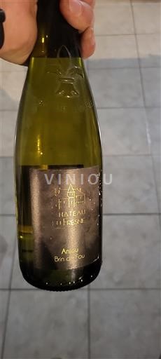 Thung lũng sông Loire Anjou Château Fesles Brin de Fou Không niên vụ