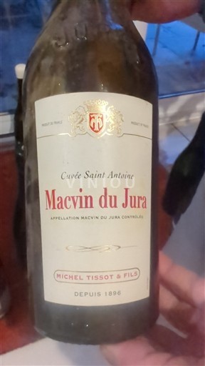 Jura Rượu Macvin-du-jura Michel Tissot & Fils Saint Antoine Không niên vụ