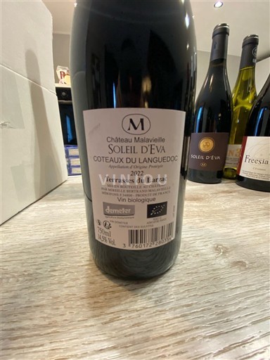 Languedoc Coteaux du Languedoc Château Malavieille Soleil d'Eva 2022