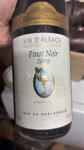 Alsácia Cave de Beblenheim Storchen Grande Réserve 2009