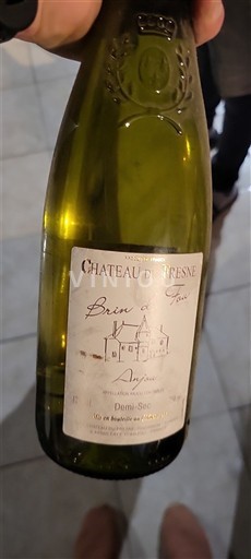 Thung lũng sông Loire Anjou Château Fresne Brin de Folie Không niên vụ