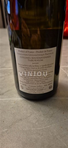 Alpes và các vùng Rhodanien Collines rhodaniennes Les Vins de Vienne Taburnum 2022