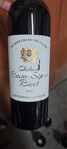 Bordéus Saint-Émilion Grand Cru Grand Cru Château Beau-Séjour Bécot 2017