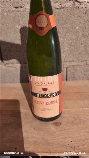 Alsace J. Blessing Gewurztraminer 2007