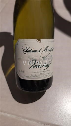 Loiredalen Vouvray Château Monfort 2007