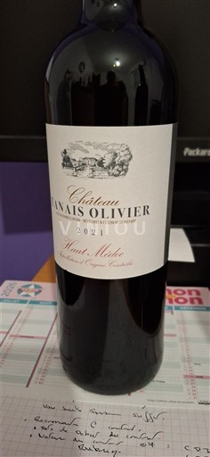 Burdeos Haut-Médoc Château Canais Olivier 2021