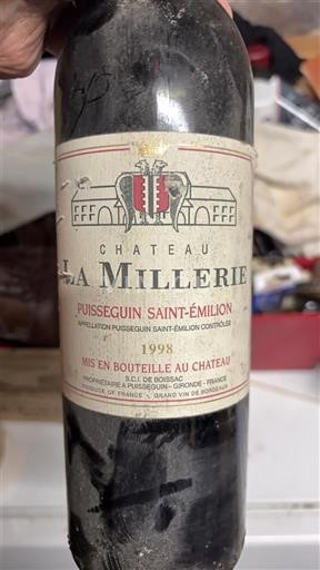 Bordeaux Puisseguin-saint-émilion Château La Millerie 1998