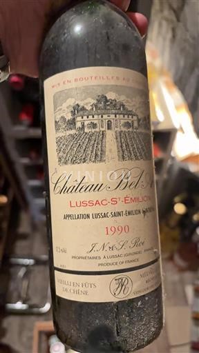 Bordeaux Lussac-saint-émilion Château Bel-Air 1990