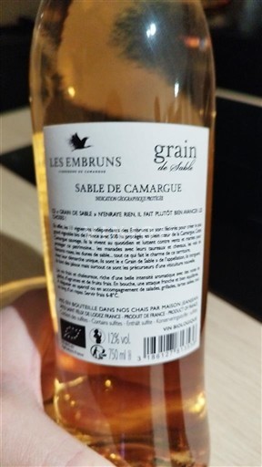 Linguadoca e Rossiglione Sabbie di Camargue Les Embruns Grain de Soleil Senza annata