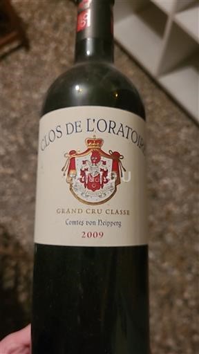 Bordeaux Saint-Émilion Grand Cru Grand Cru Clos de l'Oratoire 2009