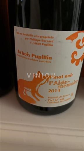 Jura Arbois-Pupillin Domaine Philippe Bornard L'Aide-mémoire 2014