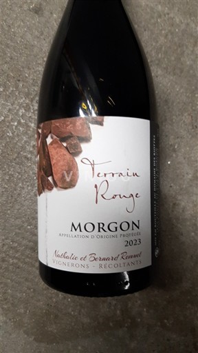 Beaujolais Morgon Nathalie et Bernard Ravelet Terrain Rouge 2023