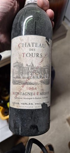Bordeaux Montagne-Saint-Émilion Château S Tours 1964