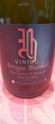 Flandre Wijndomein 't Neerhof Brugse Bubbels - Blanc de Noirs Non Millésimé