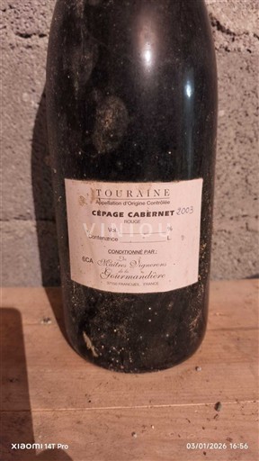 Valle della Loira Touraine Les Maîtres Vignerons de la Gourmandière Cépage Cabernet 2003