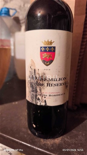 Bordeaux Saint-Émilion Grande Réserve 2014