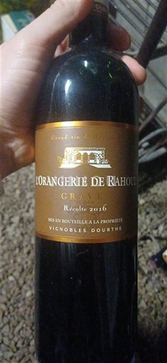 Bordeaux Graves L'Orangerie de Rahoul GR 2016