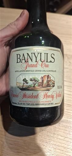 Roussillon Banyuls Grand Cru Grand Cru Cave de l'Abbé Rous Président Henry Vidal 1998