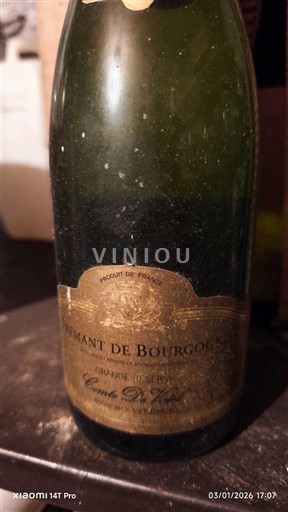 Borgonha Crémant da Borgonha Comte De Val Não Sazonado