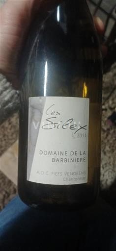 Valle della Loira Fiefs Vendéens Domaine La Barbinière Les Silex 2011