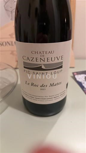 Langvedok Pic-saint-loup Château Cazeneuve Le Roc des Mates 2021