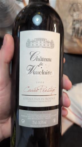 Provence Coteaux d'Aix-en-Provence Château Vauclaire Prestige 2009