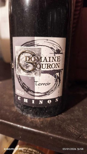 Loire Valley Chinon Domaine Gouron Terroir 2010
