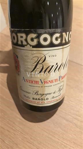 Piemonte Barolo Giacomo Borgogno & Figli Antichi Vigneti Propri 1961