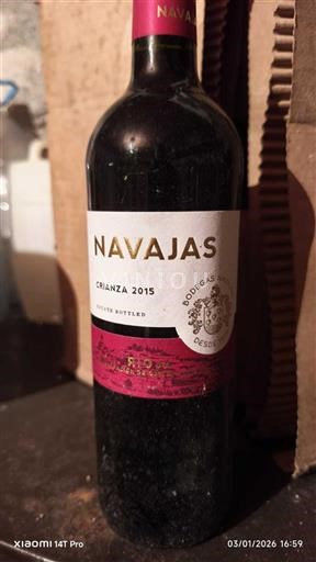 La Rioja Rioja Bodegas Navajas Crianza 2015