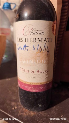 Bordeaux Côtes-de-bourg Château Les Hermats 2009