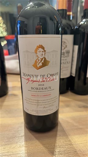 Burdeos Bordeaux Marquis de Chasse 2016