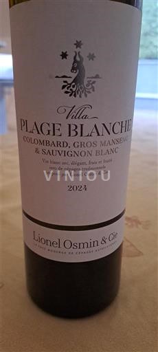 Tây Nam Côtes de Gascogne Lionel Osmin & Cie Villa Plage Blanche 2024