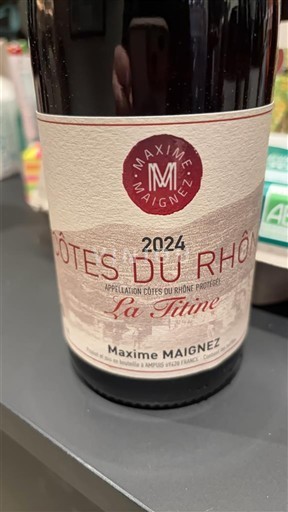 Rhônedalen Côtes du Rhône Maxime Maignez La Tatine 2024