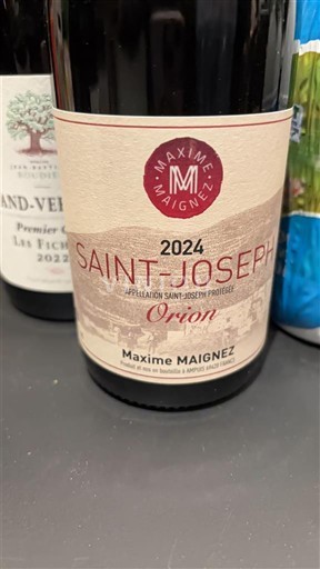 Rhône Valley Saint-Joseph Maxime Maignez Orion 2024