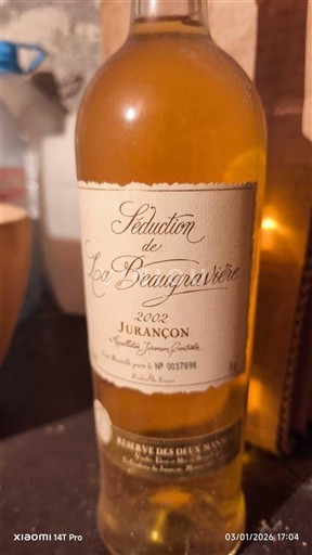 Tây Nam Jurançon La Beaugavière Séduction 2002