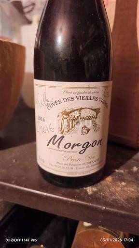 Beaujolais Morgon Domaine Petit Perou des Vieilles Vignes 2014