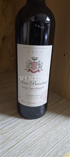 Bordeaux Lussac-saint-émilion Château Vieux Brandard 2010