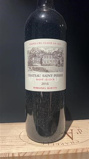 Bordeaux Saint-Julien Grand Cru Château Saint Pierre 2016