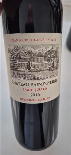 Бордо Сен-Жюльєн Grand Cru Château Saint Pierre 2016