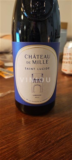 Thung lũng Rhône Luberon Château Mille Saint Lucide 2022