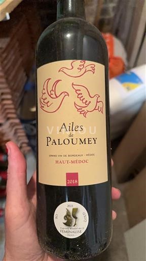 Burdeos Haut-Médoc Paloumey Ailes de Paloumey 2018