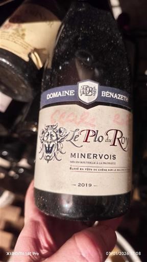 Langvedok Minervois Domaine Bénazeth Le Plo du Roy 2019