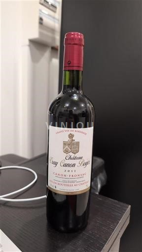 Bordeaux Canon-Fronsac Château Vray Canon Bouché 2011