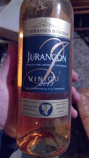 Tây Nam Jurançon Terrasses d'Autan 2018