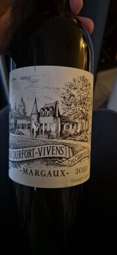 Bordeaux Margaux Grand Cru Château Rfort-Vivens 2020
