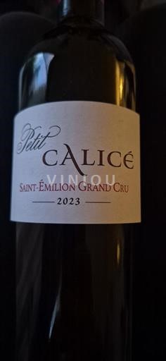 Burdeos Saint-Émilion Gran Cru Grand Cru Petit Calice 2023