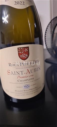 Bourgogne Saint-Aubin Premier Cru Roux Père & Fils Champlots 2022