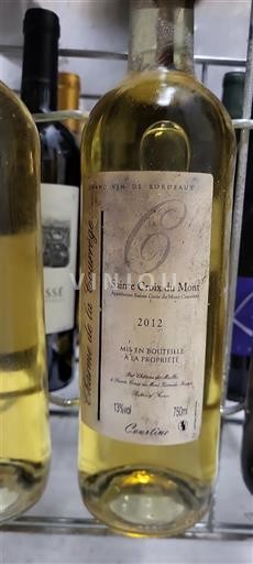 Bordeaux Sainte-Croix-Du-Mont Cuvée de la Courrège 2012