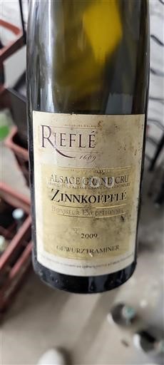 Alsace Gewurztraminer Grand Cru Riefle Zinnkoepflé 2009