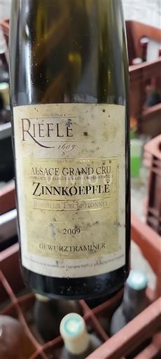 Alsace Gewurztraminer Grand Cru Riefle Bonheur Exceptionnel 2009